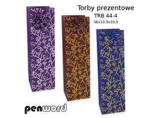 TORBY PREZENTOWE TRB 44-4 36x10,5x10,5 [opakowanie=12szt]