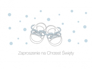 Kartki zaproszenia Pol-Mak Z 49122 Chrzest 10szt.