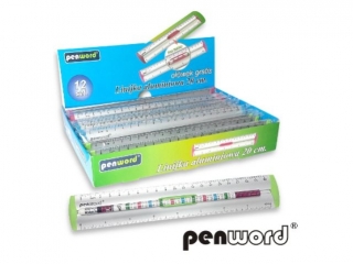 Linijka PENWORD aluminiowa z uchwytem 20cm (J30430A20) + O��wek GRATIS