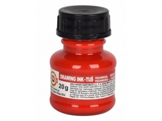 Tusz kre�larski KOH-I-NOOR czerwony 20g 1417004