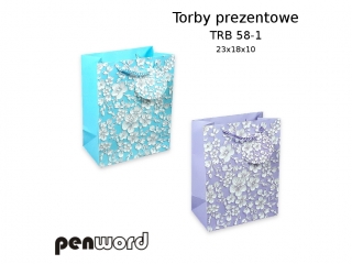 TORBY PREZENTOWE TRB 58-1 23x18x10 [opakowanie=12szt]