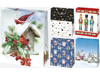 Torebka ozdobna POL-MAK Gwiazdka 10szt. T4_GW_70 190x230x105