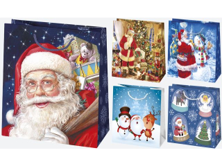 Torebka ozdobna POL-MAK Gwiazdka 10szt. T2_GW_21 155x155x80