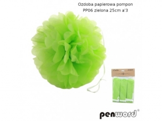 Ozdoba papierowa PENWORD Pompon PP06 25cm a3