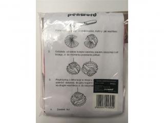 Ozdoba papierowa PENWORD Pompon PP06 25cm a3