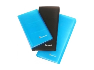 Wizytownik TITANUM PP 128 wizyt�wek 11 x 24,5, niebieski