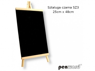 SZTALUGA CZARNA SZ3 25cm x 48cm
