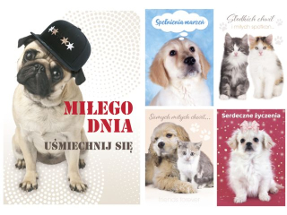 Laurka z brokatem B6B 117x167 z kopert�  POL-MAK og�lne B6B_OG_718