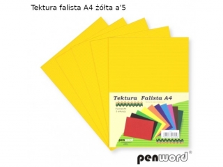 Tektura falista PENWORD A4 5ark. - ��ta