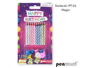 �WIECZKI URODZINOWE PT-01 MAGIC