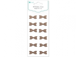 Naklejki 3D DPCRAFT Kokardki 12szt.