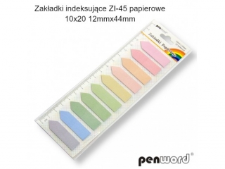 ZAK�ADKI INDEKSUJ�CE ZI-45 PAPIEROWE 10x20 12mmx44mm
