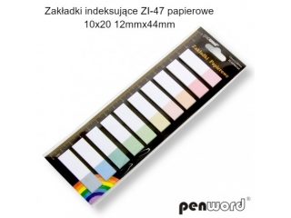 ZAK�ADKI INDEKSUJ�CE ZI-47 PAPIEROWE 10x20 12mmx44mm