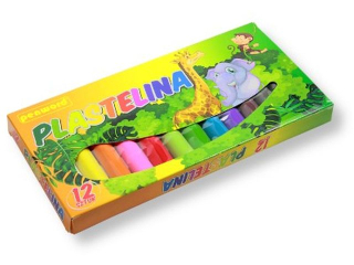Plastelina PENWORD 12 kolorw