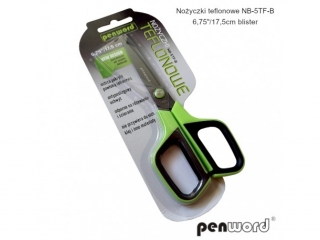 NO�YCZKI BIUROWE TEFLONOWE NB-5TF-B 6,75"/17,5cmBLISTER