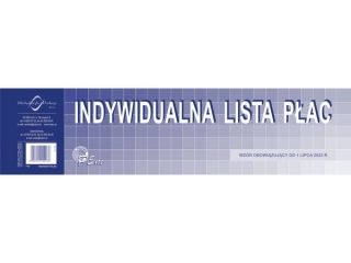 Druk- Indywidualna lista pac      P05-M