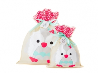 TOREBKA PREZENTOWA 22 X 30 CM, SOWA