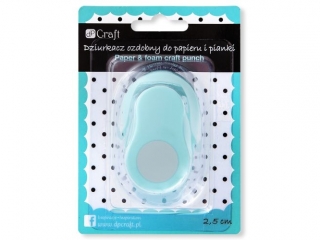 Dziurkacz ozdobny do papieru i pianki DPCRAFT 2,5cm Ko�o