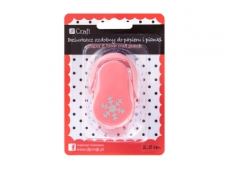 Dziurkacz ozdobny do papieru i pianki DPCRAFT 2, 5cm �nie�yn
