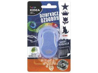 DZIURKACZ OZDOBNY 15 MM KIDEA 4 (KORONA) [opakowanie=12szt] (PŚ)