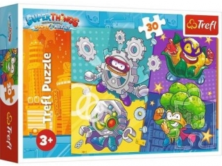 Puzzle   30 TREFL Super Things -  Superbohaterowie