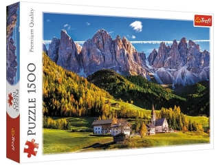 Puzzle TREFL 26163 "1500 - Dolina Val di Funes, Dolomity, Wochy"