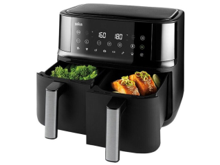 Frytkownica beztłuszczowa Air fryer BRAUN Air Fryer TwinCook 3 TD 3030 Czarny 540 zł