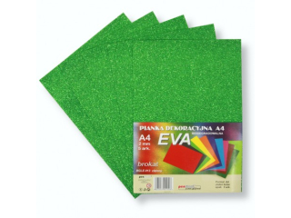 PIANKA EVA BROKAT A4 ZIELONA BGLE-013 BIODEGRADOWALNA a5