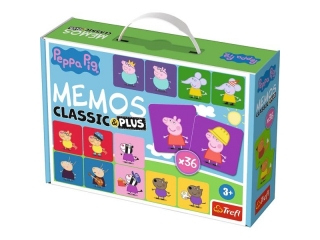 Gra TREFL Memos classic & plus Świnka Peppa