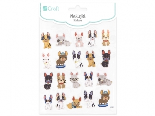 NAKLEJKI - PIESKI,20 SZT.