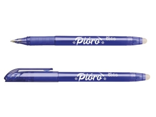Pi�ro kulkowe wymazywalne TETIS 0,5mm niebieskie
