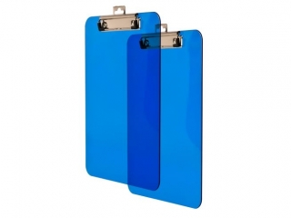 Deska z metalowym klipem TETIS A5 niebieska