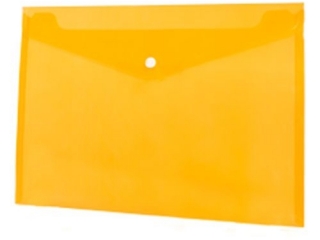 Koperta PP na zatrzask TETIS A4 pomara�czowa