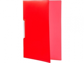 Skoroszyt PP TETIS zasickowy A4 - czerwony