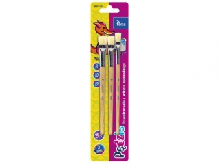 P�dzle TETIS p�askie blister 3szt. - 8, 10, 12