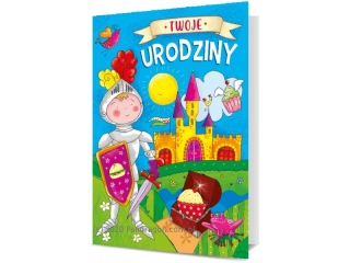 Kartki karnet PAN DRAGON K.B6-1820 Urodziny dzieci