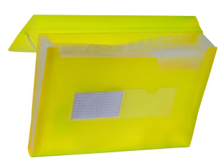 TECZKA HARMONIJKOWA PP Z GUMK� NARO�N�, 13 PRZEGR�D, A4 �ӣTA