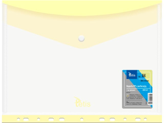 Koperta PP na zatrzask z perforacj A4 TETIS BT614 ta