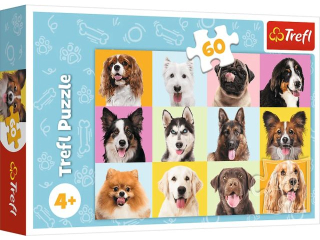 Puzzle   60 TREFL S�odkie psiaki