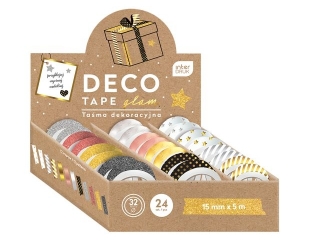 Taśma dekoracyjna INTERDRUK Washi 5m Glam