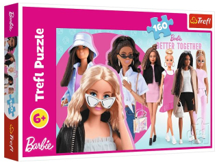 Puzzle  160 TREFL Barbie i jej �wiat / Mattel, Barbie