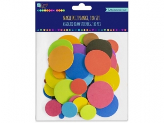 Naklejki z pianki DPCRAFT 100szt. - ko�a