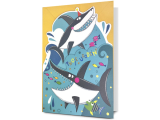 Kartki karnet PAN DRAGON  HM 200-3438 Urodziny dzieci�ce