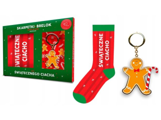 Zestaw prezentowy PAN DRAGON Skarpetki + brelok - �wi�teczne Ciacho