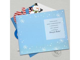 Kartka witeczna PAN DRAGON HM 100-1172 Przestrzenna "Ho Ho Ho"