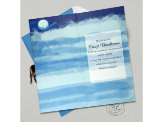 Kartka witeczna PAN DRAGON HM 100-1170 Przestrzenna "Stajenka"