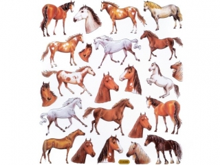 Naklejki DPCRAFT Konie 23szt.