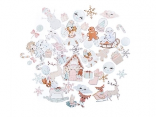 Kszta�ty papierowe DPCRAFT frosty pastels 45 szt.