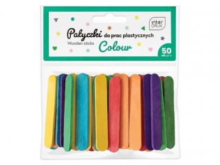 Kolorowe patyczki do pr plas 65x10 50szt[12x144