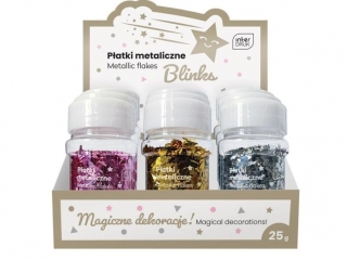 P�atki metaliczne do dekor 25g BLINKS